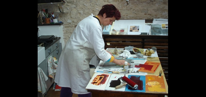 Atelier gravure Corinne Alexandre à Marigny